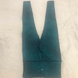 Size 6 - turquoise/green - Lululemon leggings!